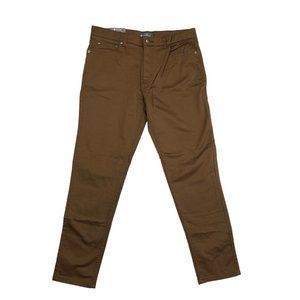 Member's Mark Men's Slim Fit Logan Stretch 5 Pocket Pants 36x32 Brown